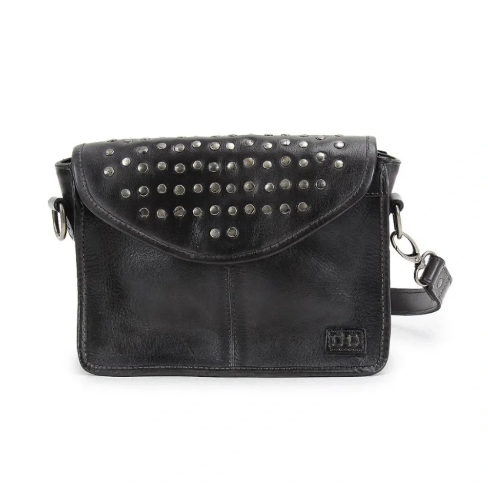 Bed Stü Occurrence Handbag/Crossbody/Clutch black studded - Picture 1 of 9